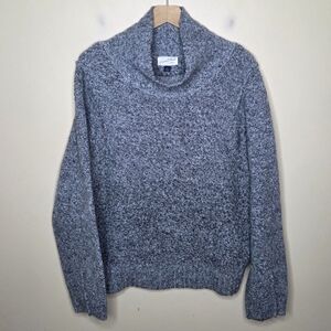 Universal Thread Chunky Gray Mockneck Sweater Size Large Neutral Classic Warm